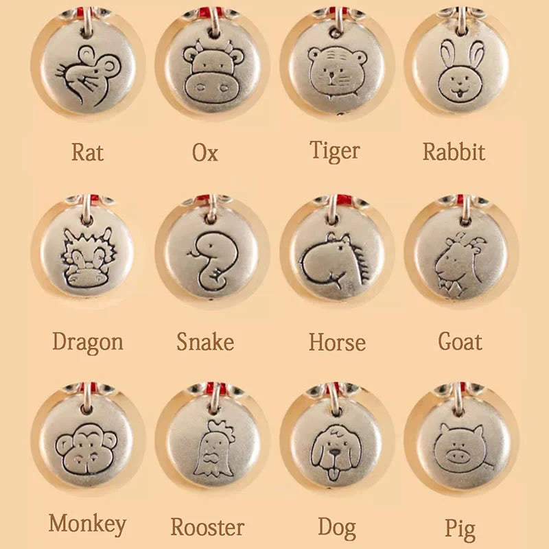 Buddha Stones Handmade 999 Sterling Silver Year of the Dragon Cute Chinese Zodiac Luck Braided Bracelet (Extra 35% Off | USE CODE: FS35)