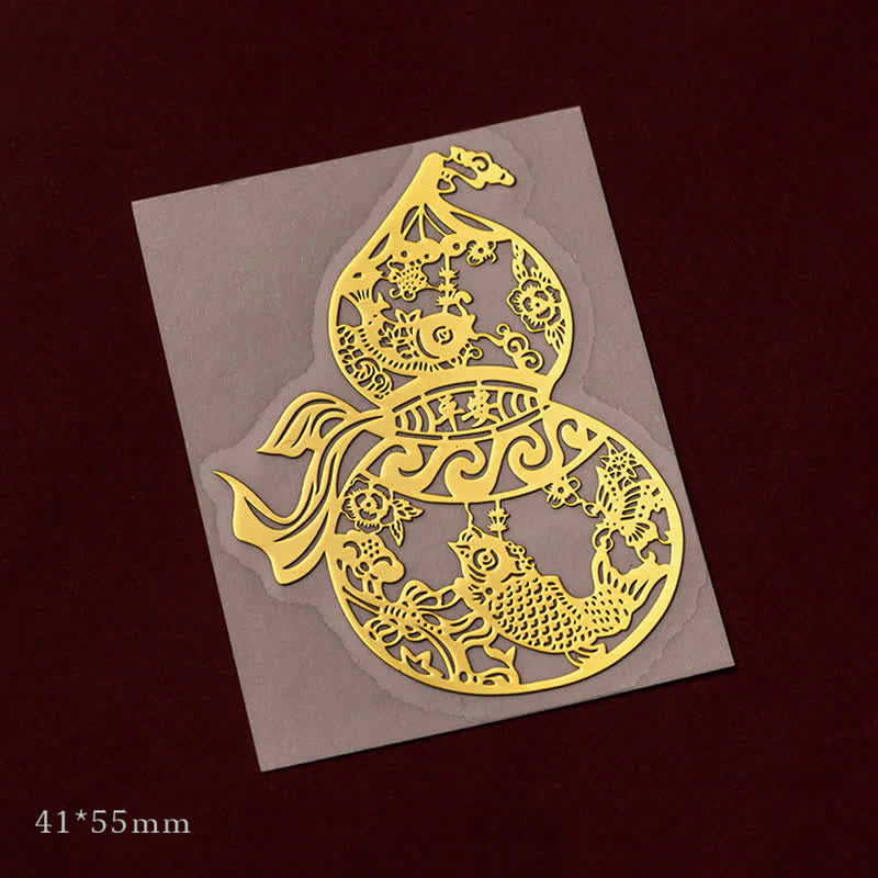 Buddha Stones 12 Chinese Zodiac Blessing Wealth Fortune Phone Sticker