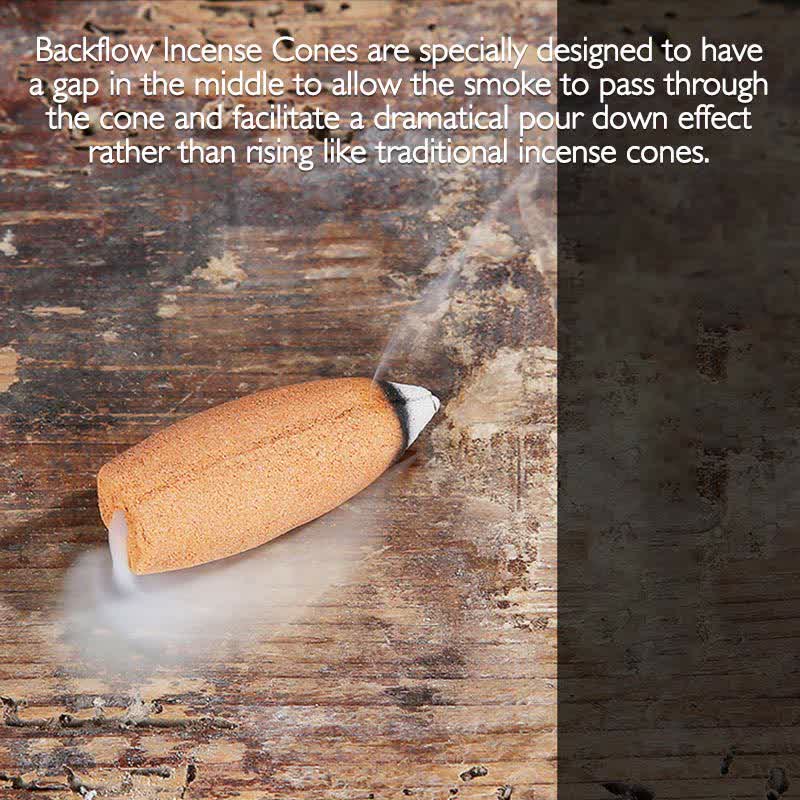 Buddha Stones Halloween Pumpkins Ghost Resin Backflow Smoke Fountain Incense Burner Decoration