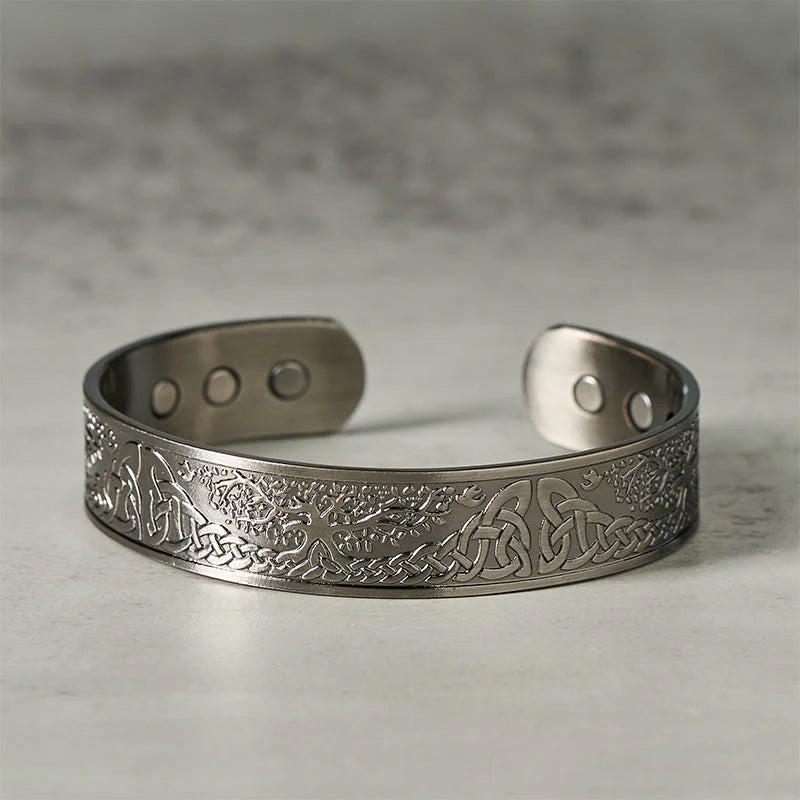 Buddha Stones The Tree Of Life Copper Open Balance Luck Cuff Bracelet Bangle