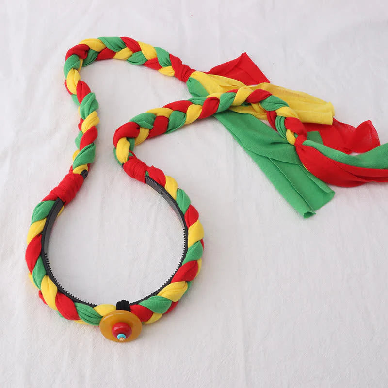 Tibetan Colorful Tassel Beads Hair Decoration Hair Accessories
