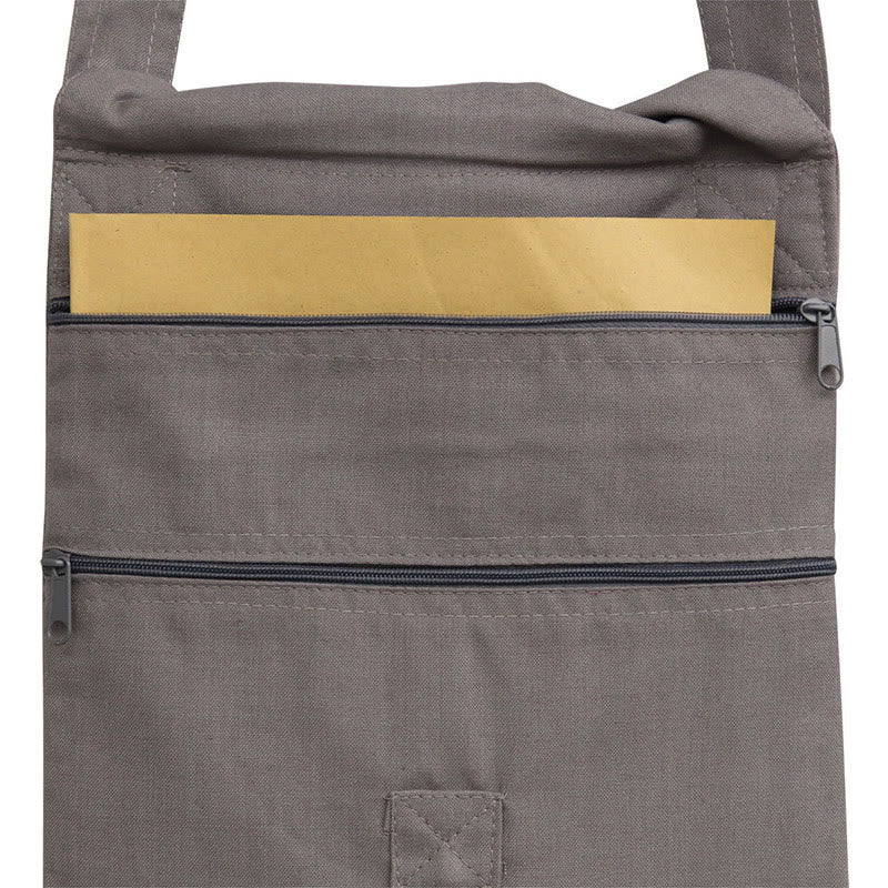 Lotus Embroidered Spiritual Mind Practice Cotton Shoulder Bag Crossbody Bag (Extra 30% Off | USE CODE: FS30)