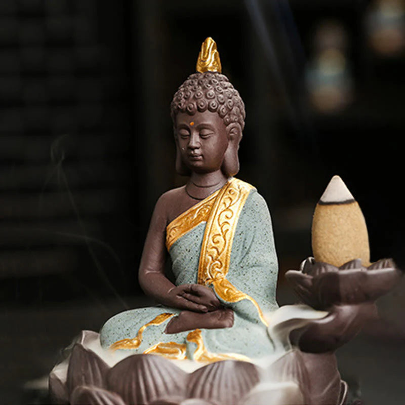 Buddha Stones Buddha Serenity Home Decoration Incense Burner