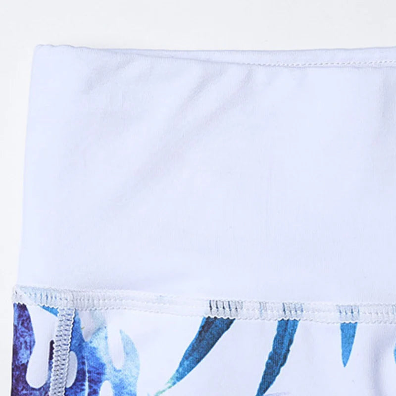 Buddha Stones 2Pcs Sunflower Flowers Leaves Print Top Pants Sports Fitness Yoga Women's Yoga Sets