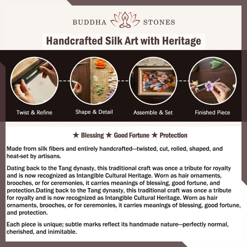 Buddha Stones Red Agate Turquoise Bead Calm Confidence Velvet Flower Tassel Hairpin