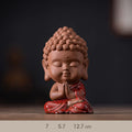 Buddha Stones Mini Gautama Buddha Sakyamuni Kwan Yin Avalokitesvara Ksitigarbha Serenity Ceramic Desk Decoration