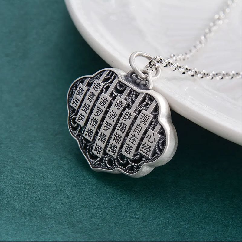 Buddha Stones Lotus Auspicious Cloud New Beginning Necklace Pendant Ring (Extra 30% Off | USE CODE: FS30)