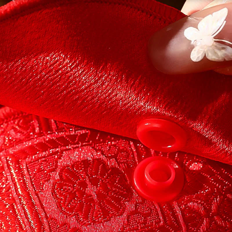 Buddha Stones Year Of The Horse 2026 New Year Fu Character Lucky Embroidery Chinese Red Envelope