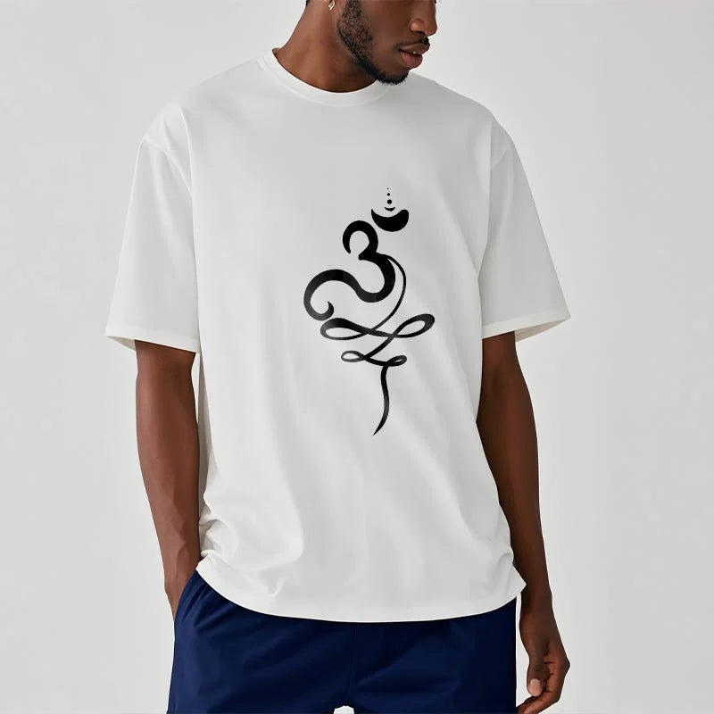 Buddha Stones OM Sanskrit Tee T-shirt