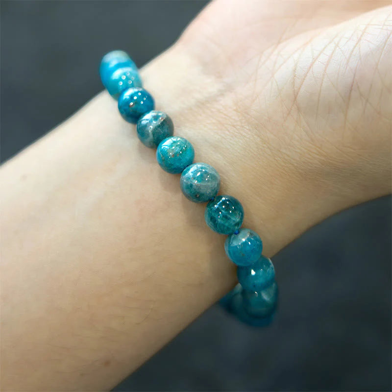 Buddha Stone Various Crystals Malachite Lazurite Lapis Lazuli Hemimorphite Calmness Bracelet