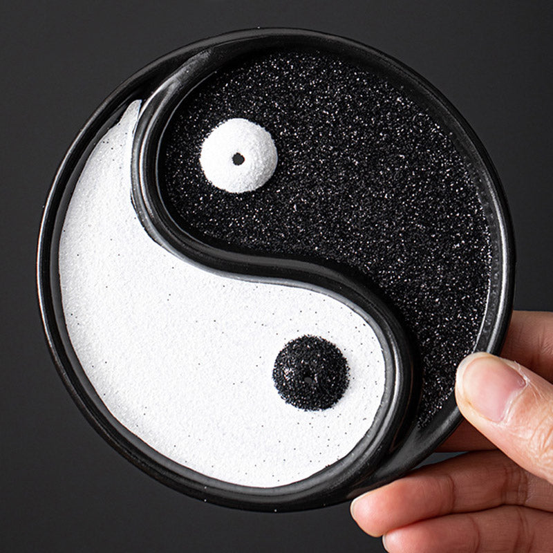 Buddha Stones Yin Yang Zen Balance Incense Holder
