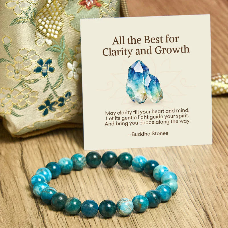 Buddha Stones All the Best for Love and Harmony Stone Quartz Bracelet Includes Gift Message Card