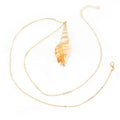 Buddha Stones Natural Shankha Conch Shell Seashell Lucky Necklace Pendant