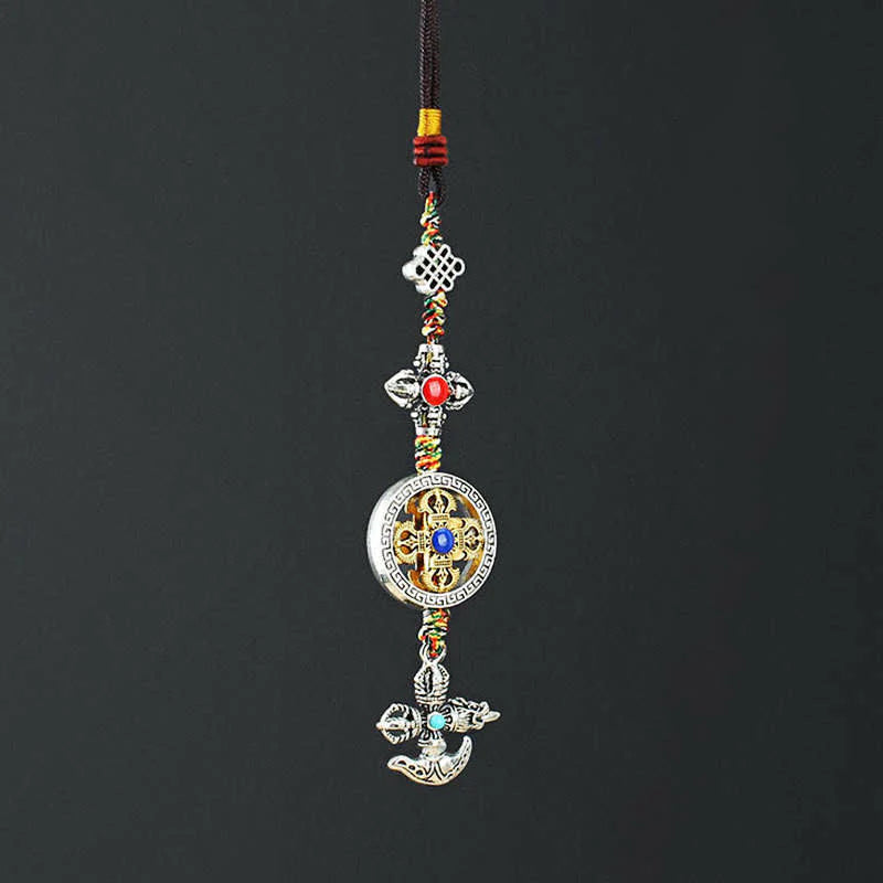 Buddha Stones Tibet Vajra Spiritual Power Car Hanging Decoration