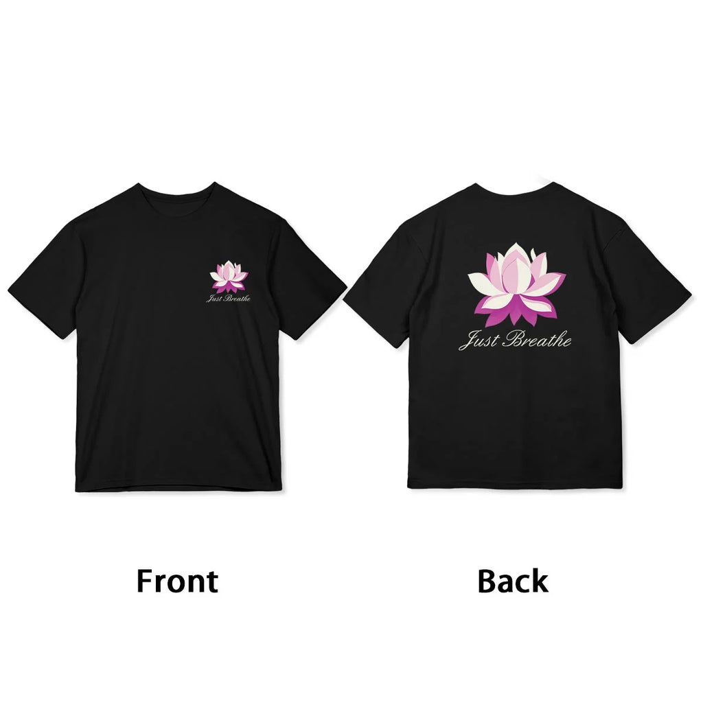 Buddha Stones Lotus Just Breathe Tee T-shirt