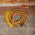 Buddha Stones 108 Mala Beads Bodhi Seed Wisdom Peace Tassel Bracelet