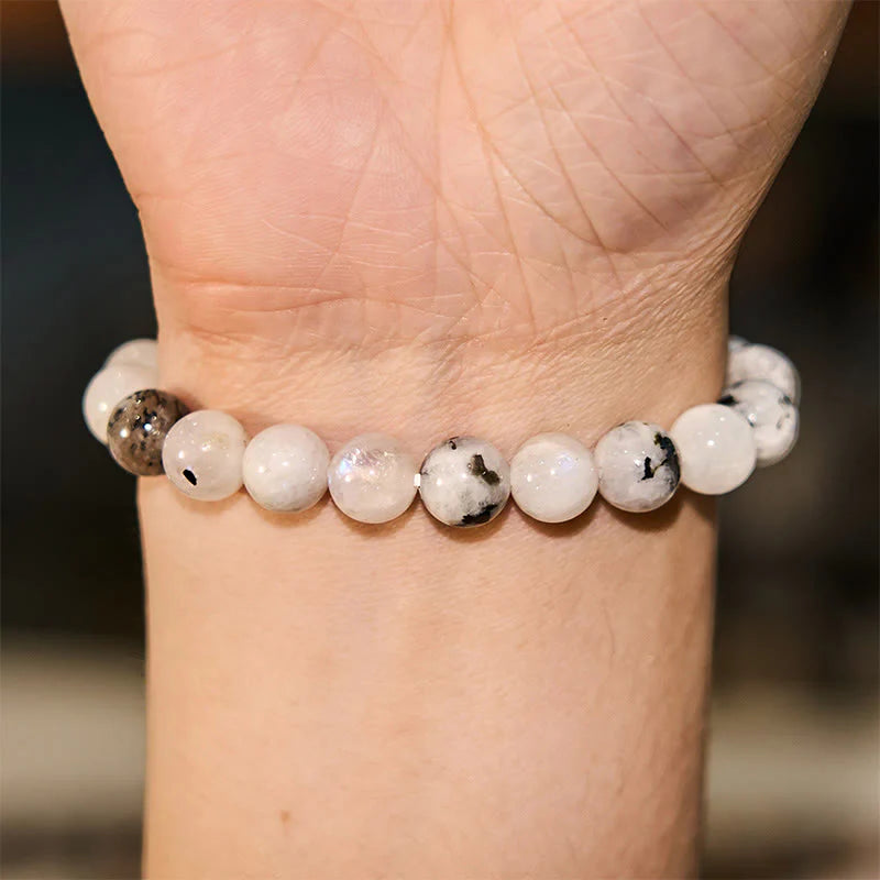 Buddha Stone Various Crystals Malachite Lazurite Lapis Lazuli Hemimorphite Calmness Bracelet