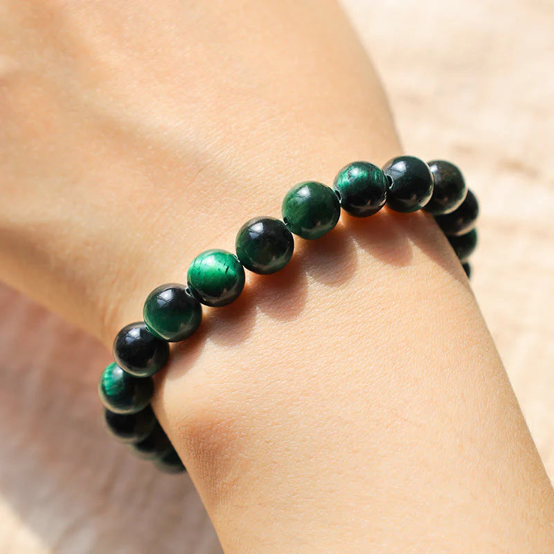 Buddha Stone Various Crystals Malachite Lazurite Lapis Lazuli Hemimorphite Calmness Bracelet