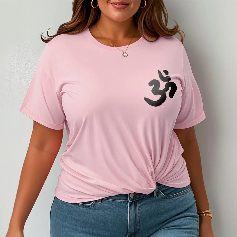 Buddha Stones Om Symbol Sanskrit Tee T-shirt