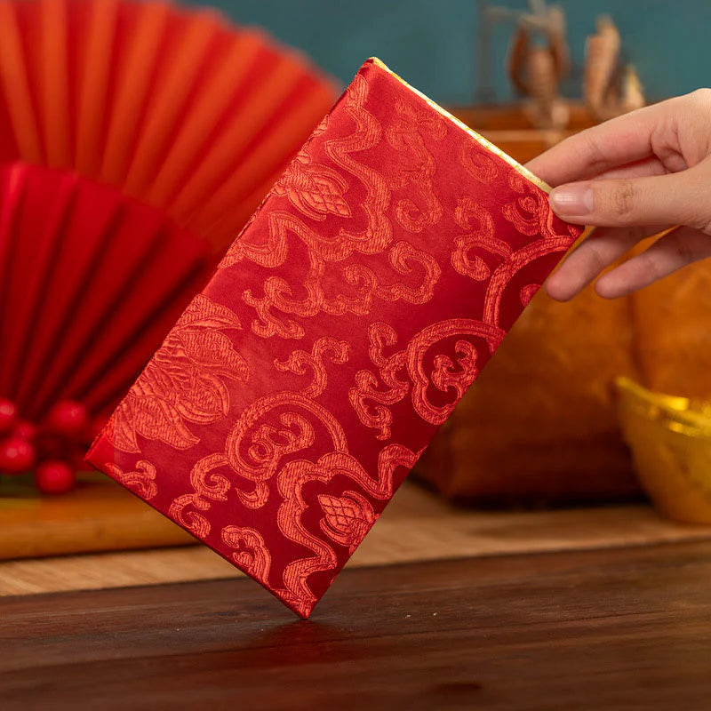 Buddha Stones Chinese Red Envelope Embroidery Peace Joy Year Of The Horse 2026 New Year