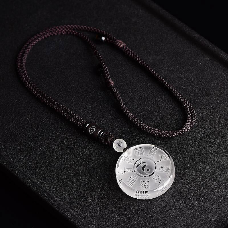 FREE Today: Feng Shui Liuli Yin Yang Protection Balance Pendant Necklace