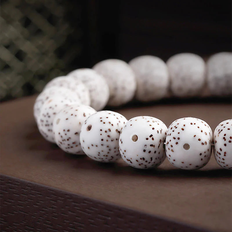 Buddha Stones Hand PolishedStar Moon Bodhi Seed Elephant Pattern Inner Peace Bracelet