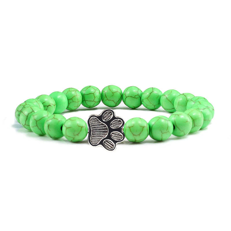 Buddha Stones âSave A Dogâ Stone Bracelet