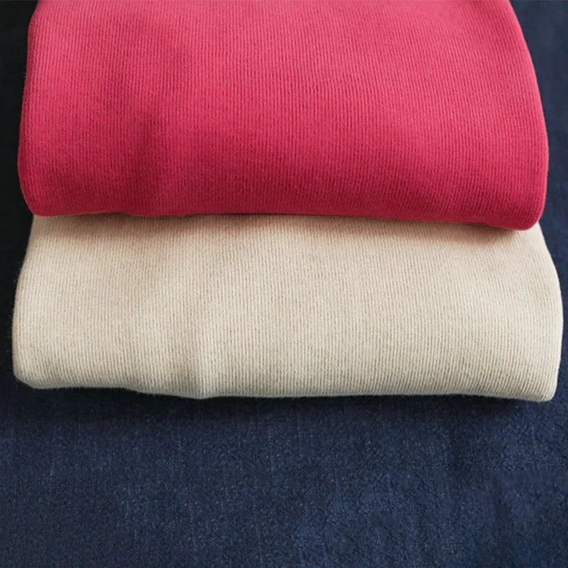 Buddha Stones Fall Solid Color Side Buttons Cotton Long Sleeve Women's Hoodie