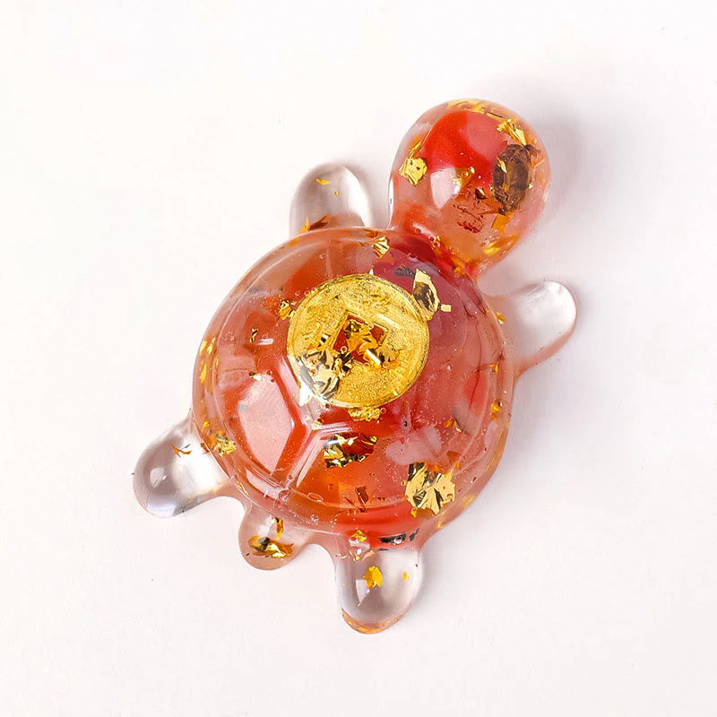 Buddha Stones Small Various Crystal Green Aventurine Amethyst Turtle Copper Coins Luck Home Decoration