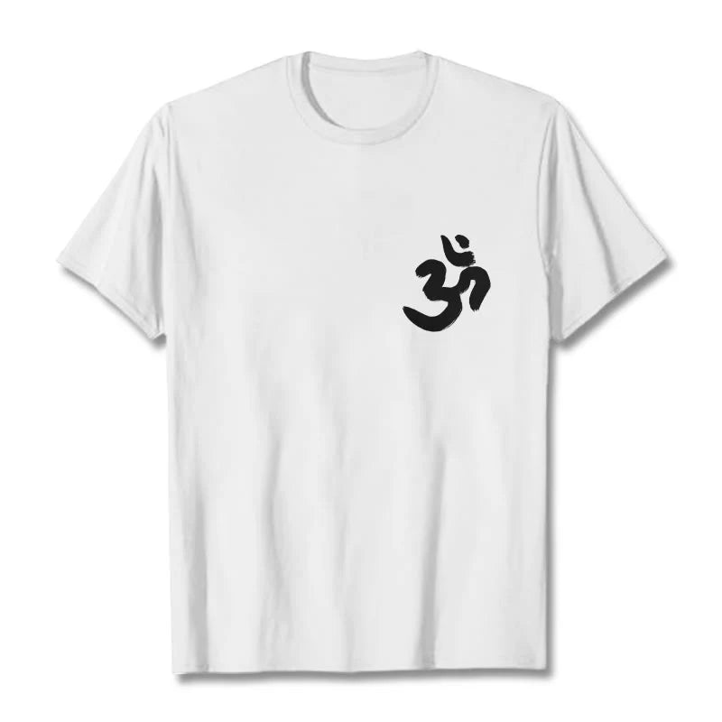 Buddha Stones Om Symbol Sanskrit Tee T-shirt