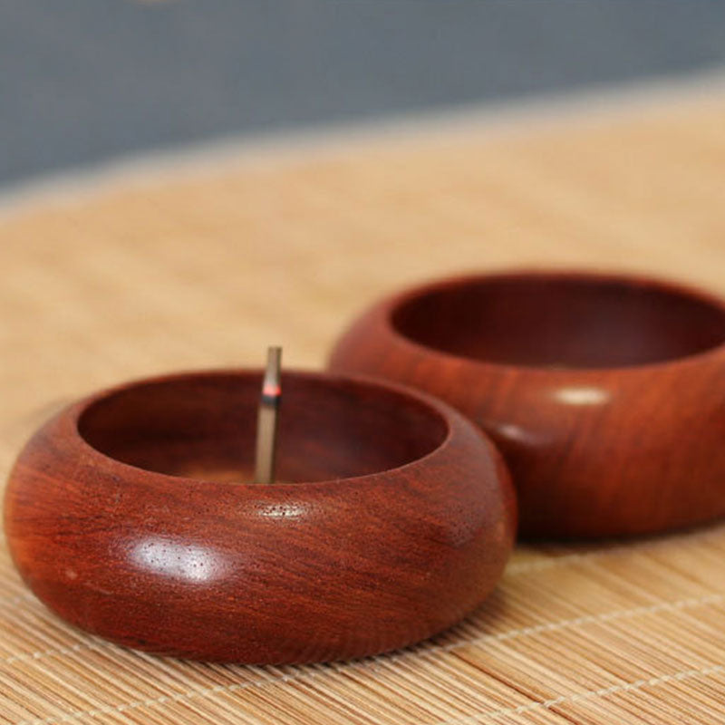 Buddha Stones Rosewood Meditation Healing Incense Burner Decoration