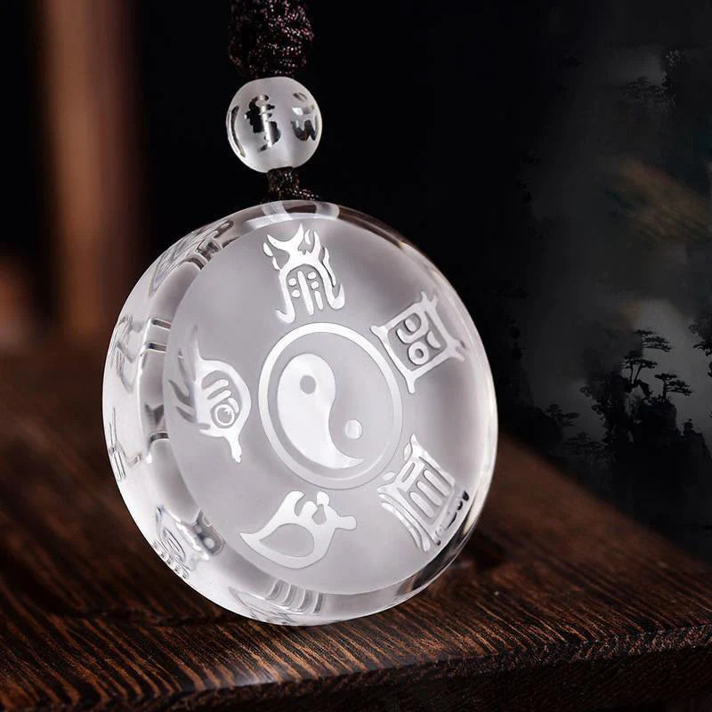 FREE Today: Feng Shui Liuli Yin Yang Protection Balance Pendant Necklace