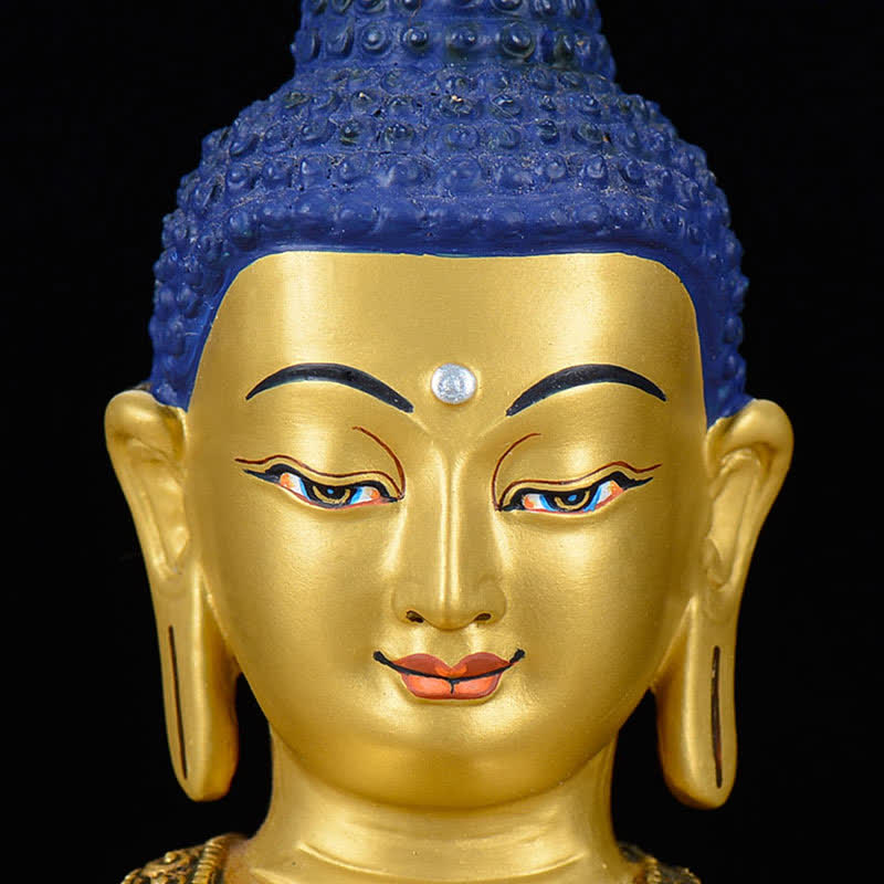 Buddha Stones Shakyamuni Compassion Copper Statue Decoration