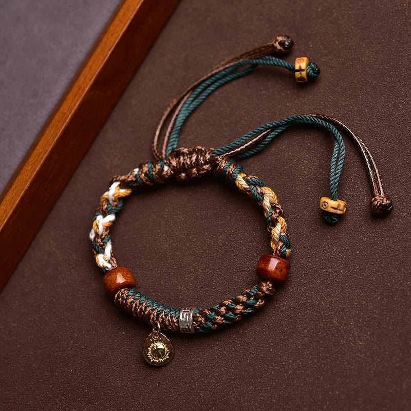 FREE Today: Ward Off Evil Spirits Tibetan Bone Beads Rope Bracelet