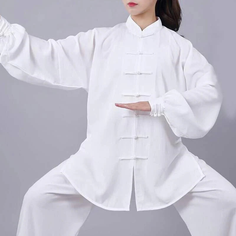 Buddha Stones Meditation Zen Prayer Spiritual Tai Chi Qigong Practice Unisex Embroidery Clothing Set (Extra 30% Off | USE CODE: FS30)