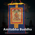 Buddha Stones Tibetan Framed Thangka Blessing Protection Decoration (Extra 30% Off | USE CODE: FS30)