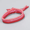 Buddha Stones Tibetan 3Pcs King Kong Knot Protection Braided Bracelet