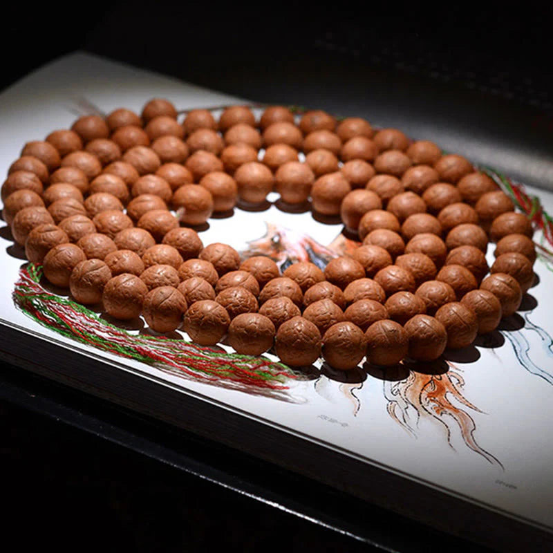 Buddha Stones 108 Mala Beads Nepal Bodhi Seed Luck Wealth Tassel Bracelet (Extra 30% Off | USE CODE: FS30)