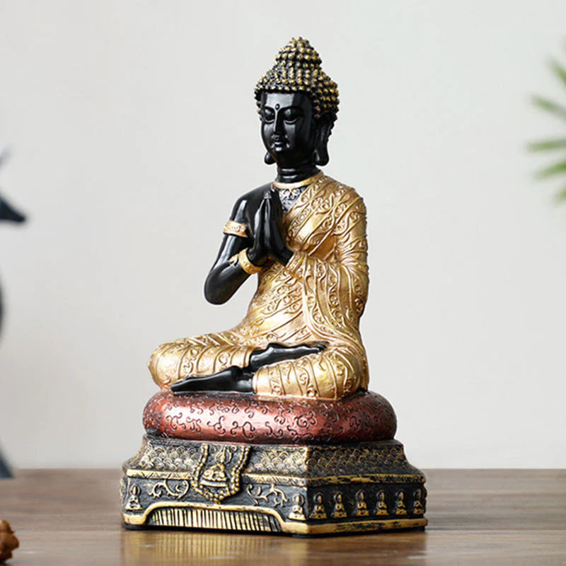 Buddha Stones Buddha Compassion Resin Statue Decoration