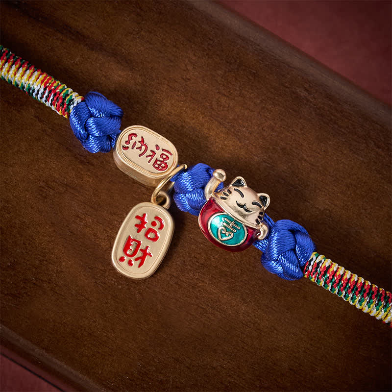 FREE Today: Luck and Protection Red String Plaited Auspicious Fu Character Adjustable Cats Pet Collar