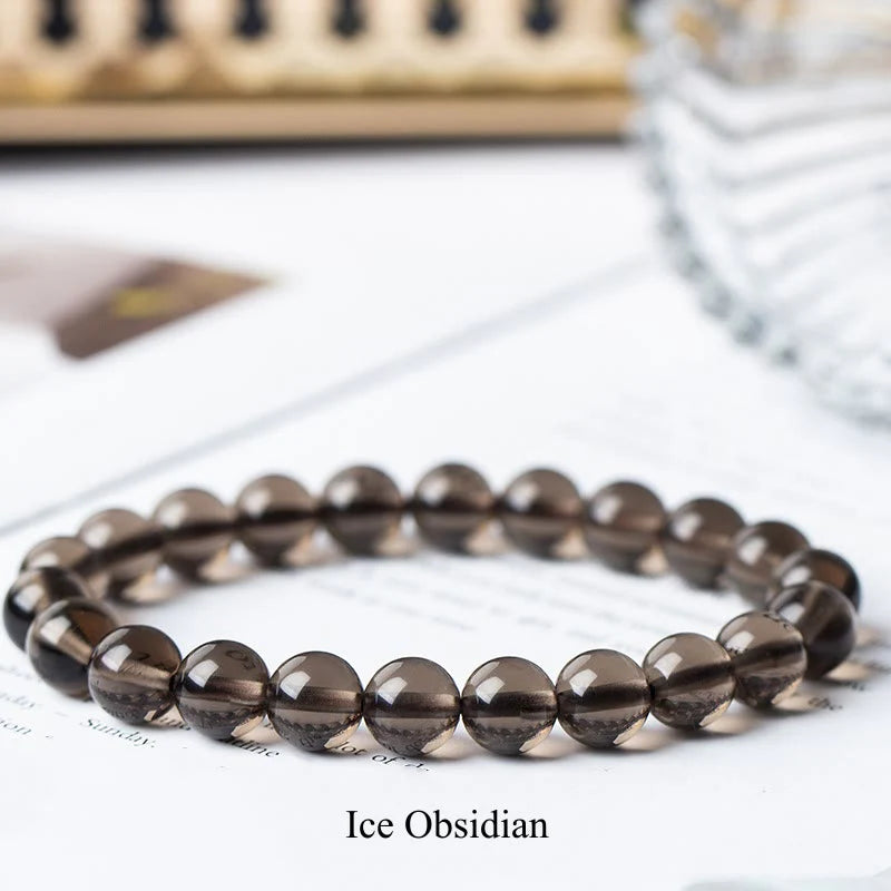 Buddha Stones Natural Stone Quartz Healing Beads Bracelet