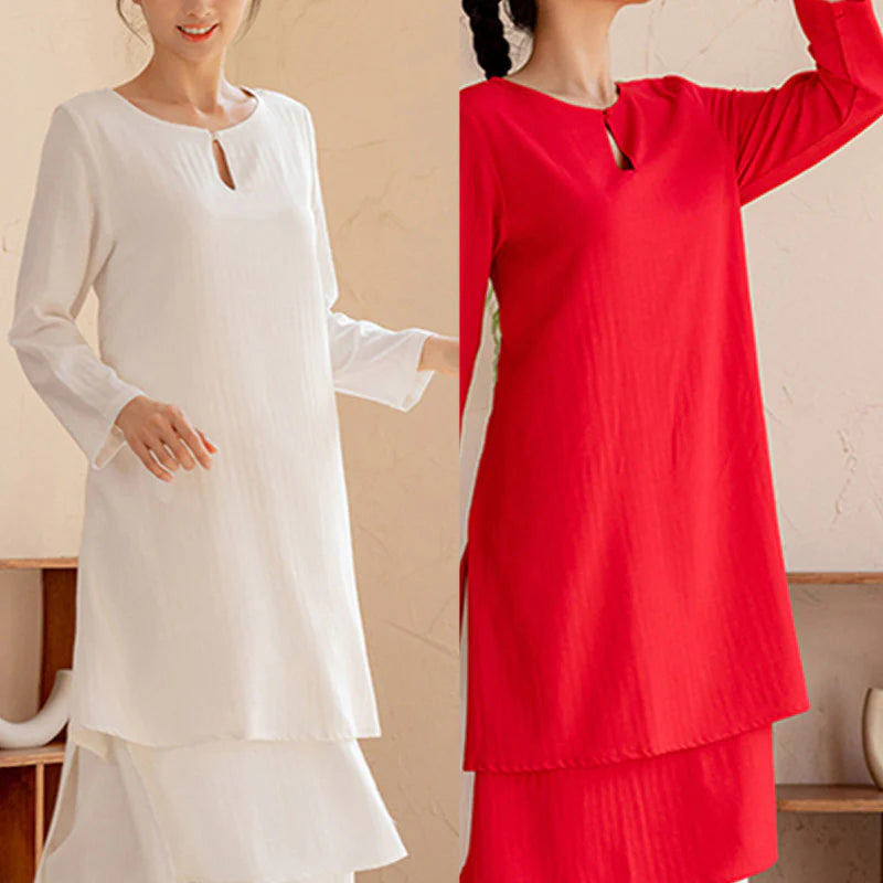 Buddha Stones 2Pcs Simple Design Tai Chi Meditation Yoga Clothing Top Pants Women's Set (Extra 30% Off | USE CODE: FS30)