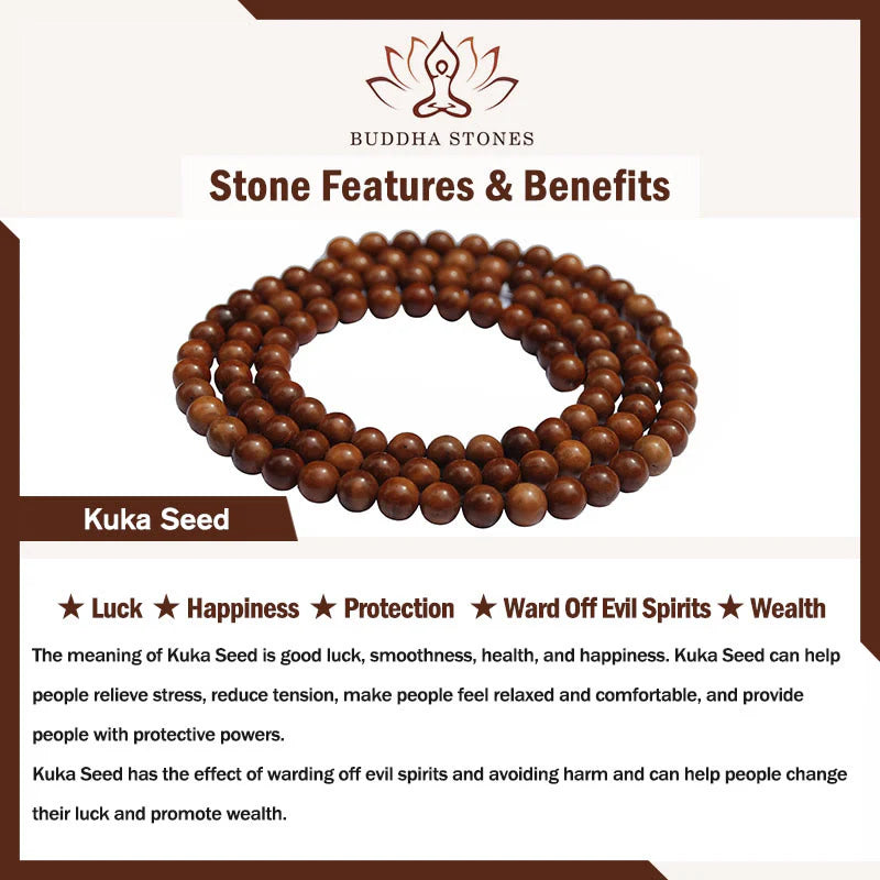 Buddha Stones Kuka Seed Green Phantom Ward Off Evil Spirits Bracelet