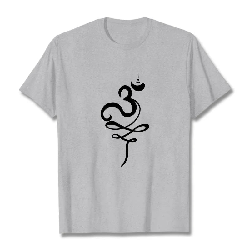 Buddha Stones OM Sanskrit Tee T-shirt