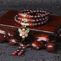 Buddha Stones Natural Garnet Red Agate Colorful Butterfly Purification Calm Multi-layer Bracelet
