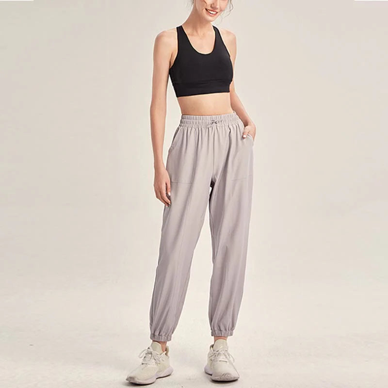 Buddha Stones Fitness Yoga Sports Track Pants With Pockets