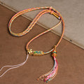 Buddha Stones Colorful String Copper Wealth Necklace Pendant
