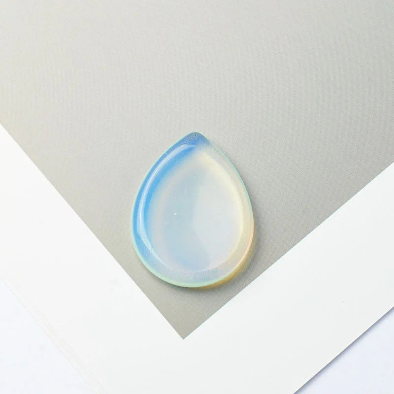 Buddha Stones Teardrop Shape Worry Stone Protection Crystal Decor 34*26*7.8cm