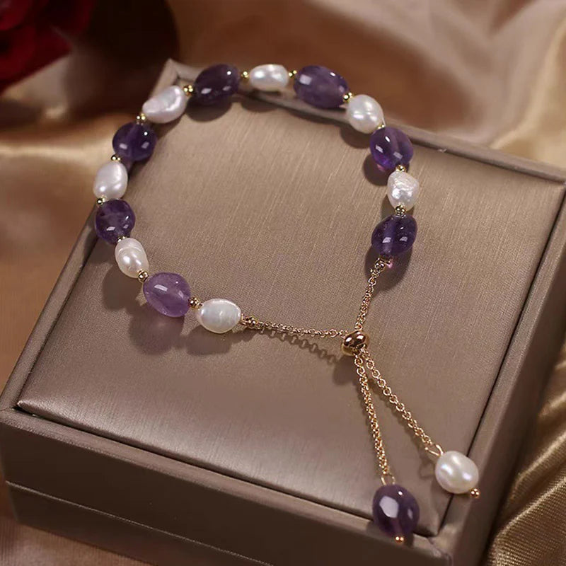 Buddha Stones Natural Blue Aventurine Crystal Pearl Bead Healing Bracelet (Extra 35% Off | USE CODE: FS35)