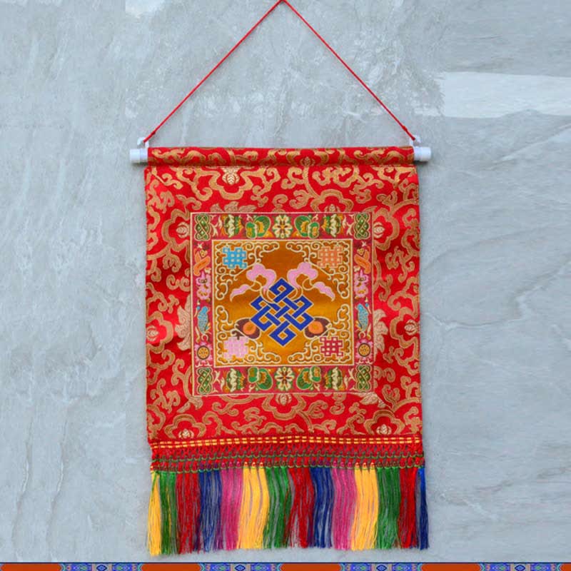 Buddha Stones Vajra Auspicious Symbols Spiritual Power Wall Art